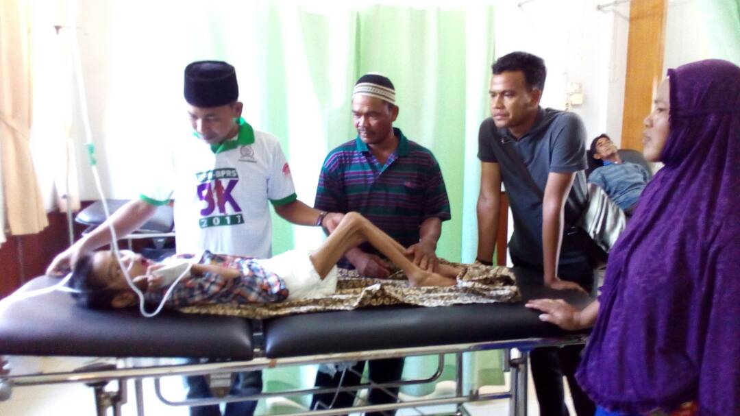 Galang Penderita Kanker Otak Kembali Dirawat di RSUD Pratomo
