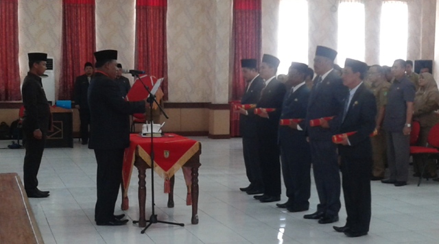 Wabup Rohil Lantik Pejabat Eselon III