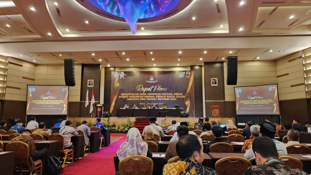29 Bacalon DPD Riau Dinyatakan Memenuhi Syarat