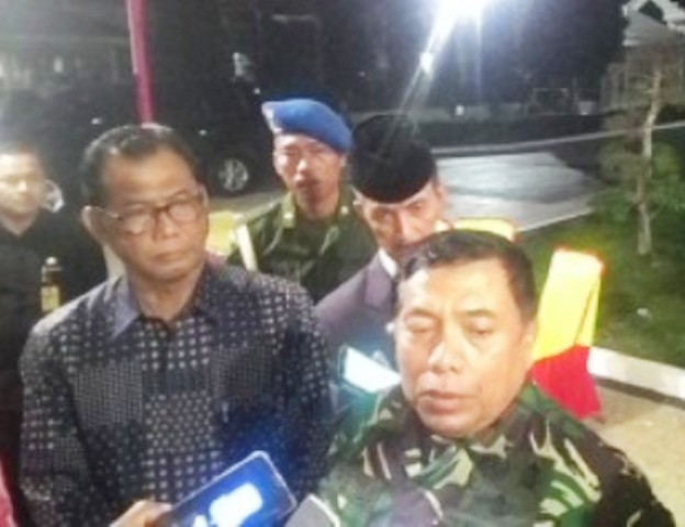 Danrem 031/Wirabina Pantau Titik Api Karlahut di Rohil