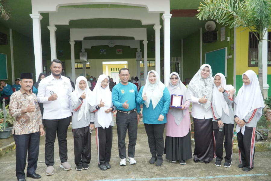 Diskes Rohil Gelar Aksi Pemberian Gizi Dalam Rangka Cegah Stunting