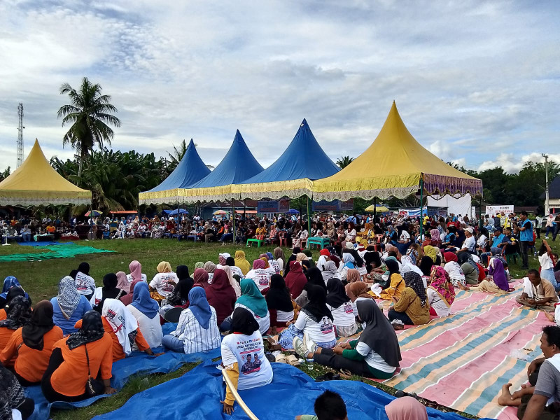 Ribuan Masyarakat Desa Bagan Sinembah Barat Satukan Sikap Pilih Asset