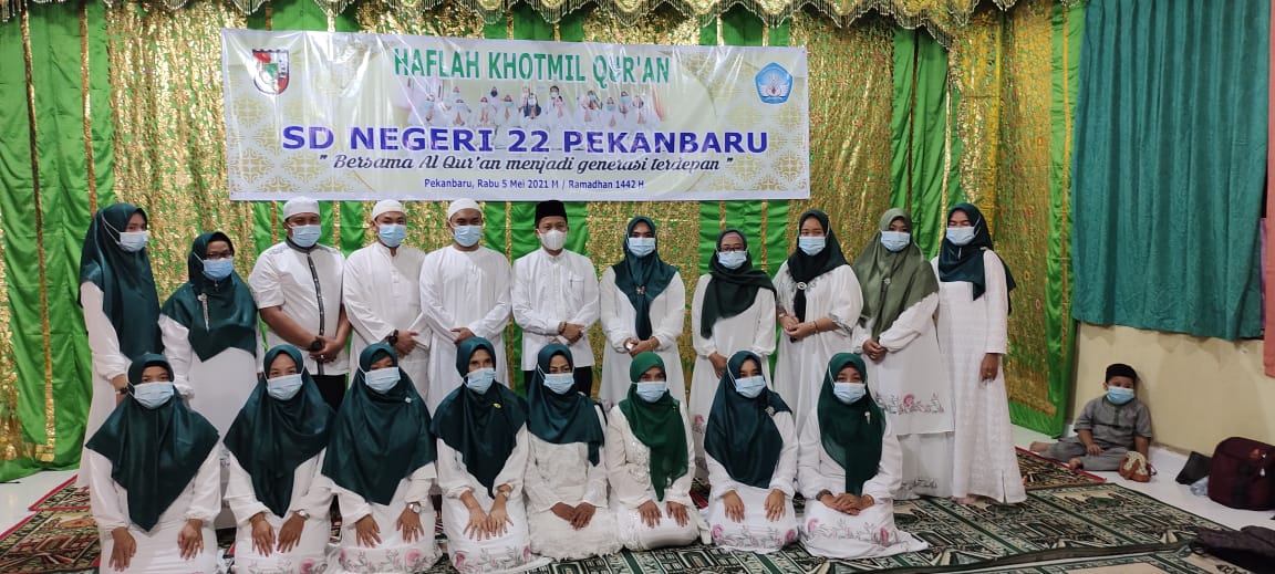 Sekolah SDN 22 Pekanbaru Taja Giat Haflah Khotmil Qur'an