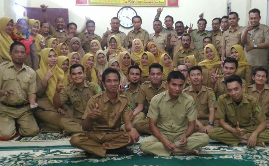 Dilantik Sebagai Kadis PU Rohil, Jon Syafrindow Pamitan Dengan Pegawai Diskop dan UKM