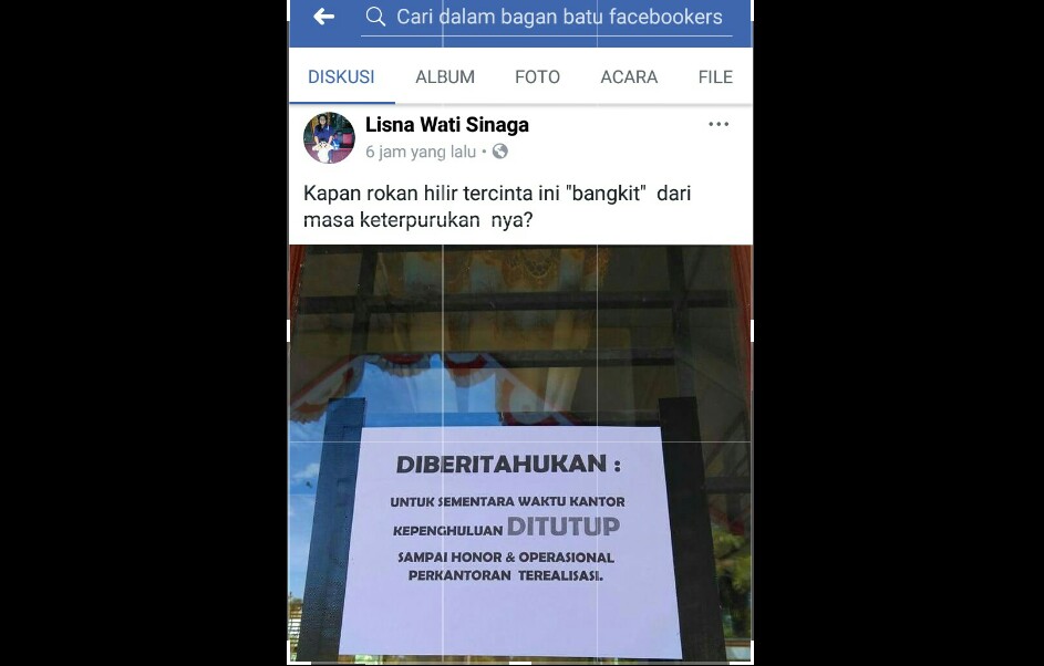 KONTRAVERSI! Kadis PMD Tuding Pengumuman Kantor Desa Tutup Tidak Benar, dibuat sendiri
