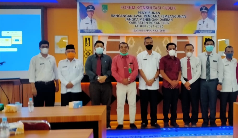 Wabup Rohil Sulaiman Hadir Sekaligus Membuka Giat Konsul Publik RPJM 2021-2026