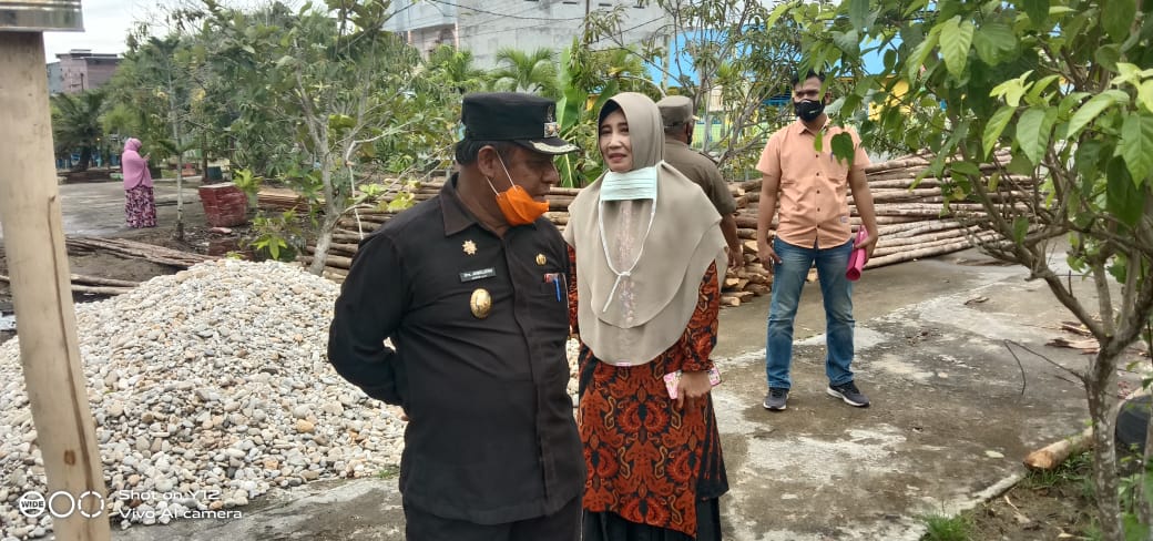 Wabup Jamiluddin Tinjau Awal Pembangunan Fisik di SMPN 1 Bangko dan SDN 002 Bagan Kota