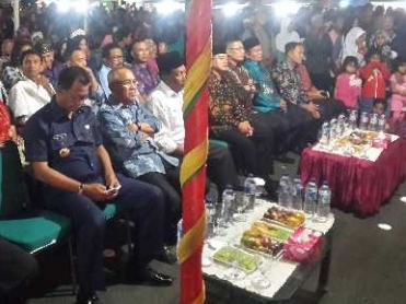 Bupati Berterimakasih, Malam Puncak HUT Rohil ke 18 Dihadiri Gubri dan dan Wagubri