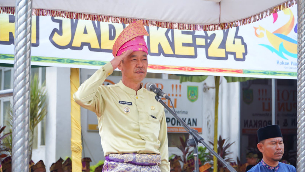 Peringati Hari Jadi ke-24, Bupati Rohil Ajak Seluruh Elemen Bersatu Bangun Daerah
