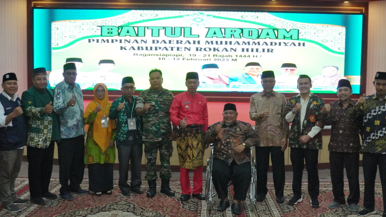 Bupati Rohil Buka Baitul Arqam PD Muhammadiyah Kabupaten Rohil