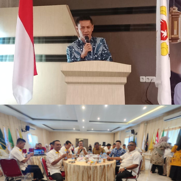 Anggota DPRD Rohil Hadiri Halal bi halal Bersama Pengurus KONI