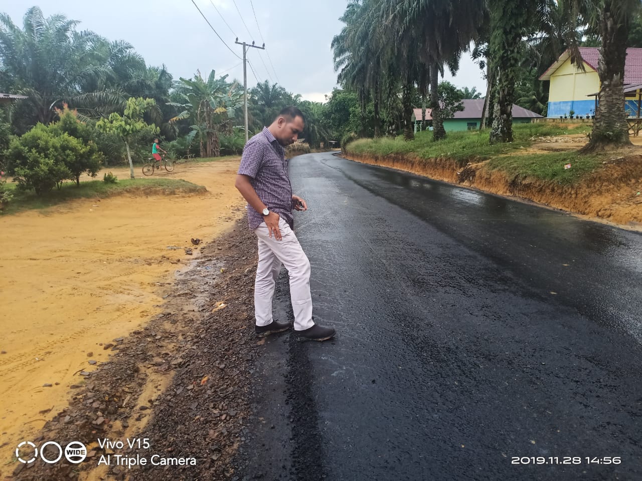 Dinas PUPR Rohil : Proyek Hotmix di Simpang Kanan Masih Dalam Pemeliharaan