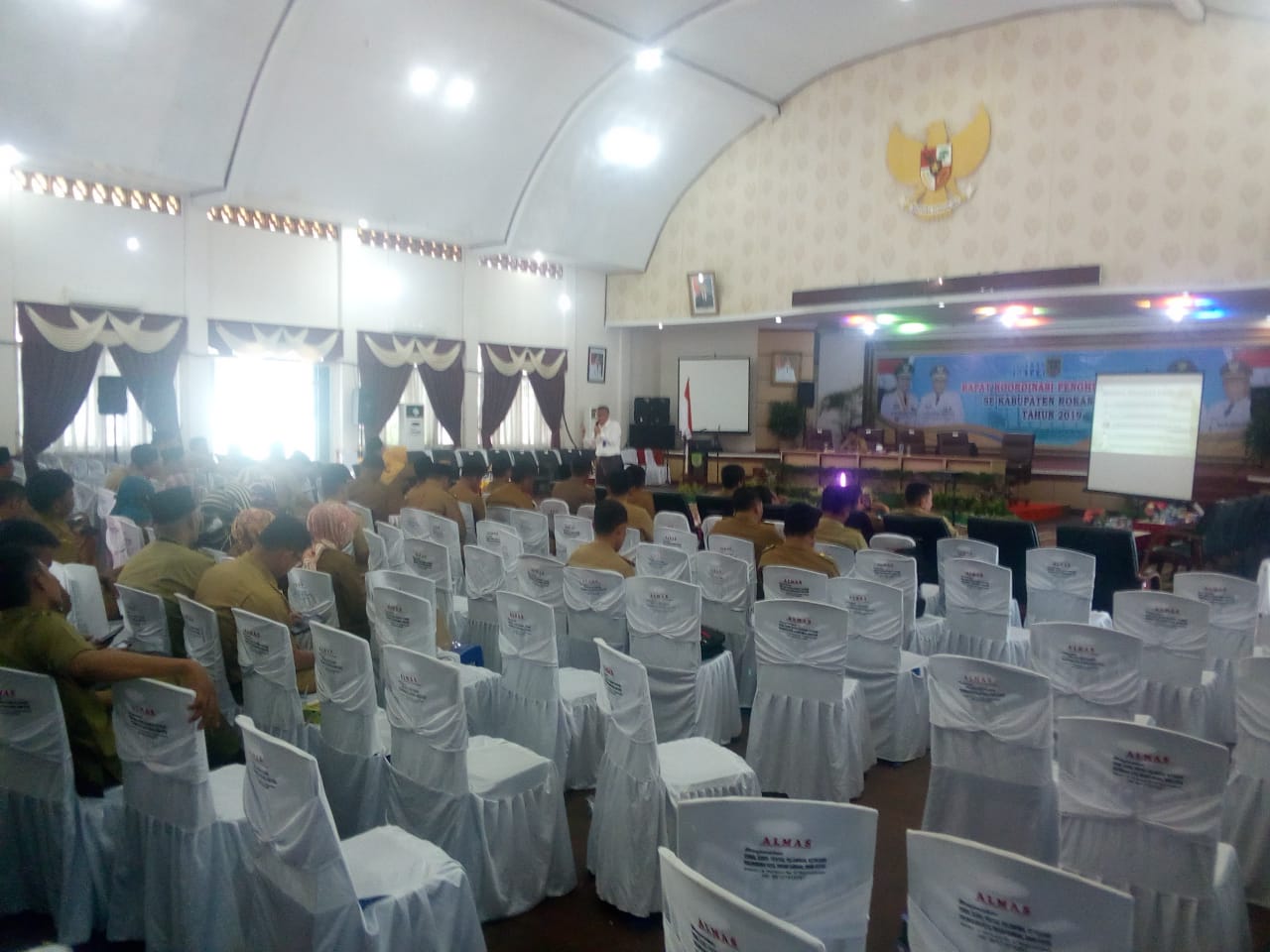 Rakor Gubri di Rohil, Pengulu dan Lurah Bubar Saat Acara Masih Berlangsung