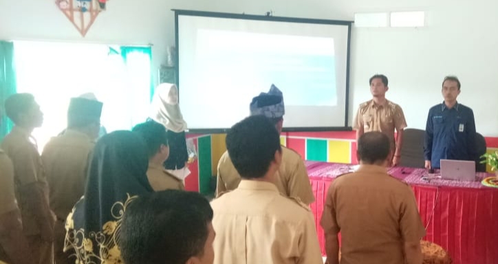 BPS Rohil Sosialisasi Sensus Penduduk 2020 di Kantor Camat Bangko