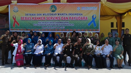 Kejari Rohil Motori IVA Test Di Puskesmas Bagan Punak