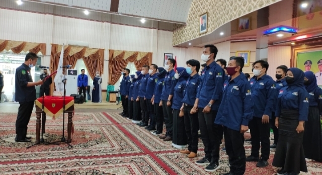 Pengurus GMRB Rohil Dikukuhkan, Bupati: Milenial Harus Bisa Mandiri