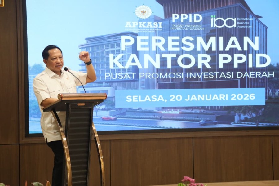 Resmikan Kantor PPID, Mendagri: Peluang Pasarkan Produk Kerajinan Daerah