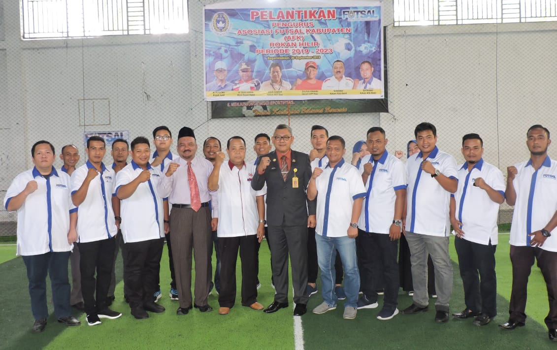 Usai Dilantik, Ketua AFK Rohil Komitmen Olahraga Putsal Maju