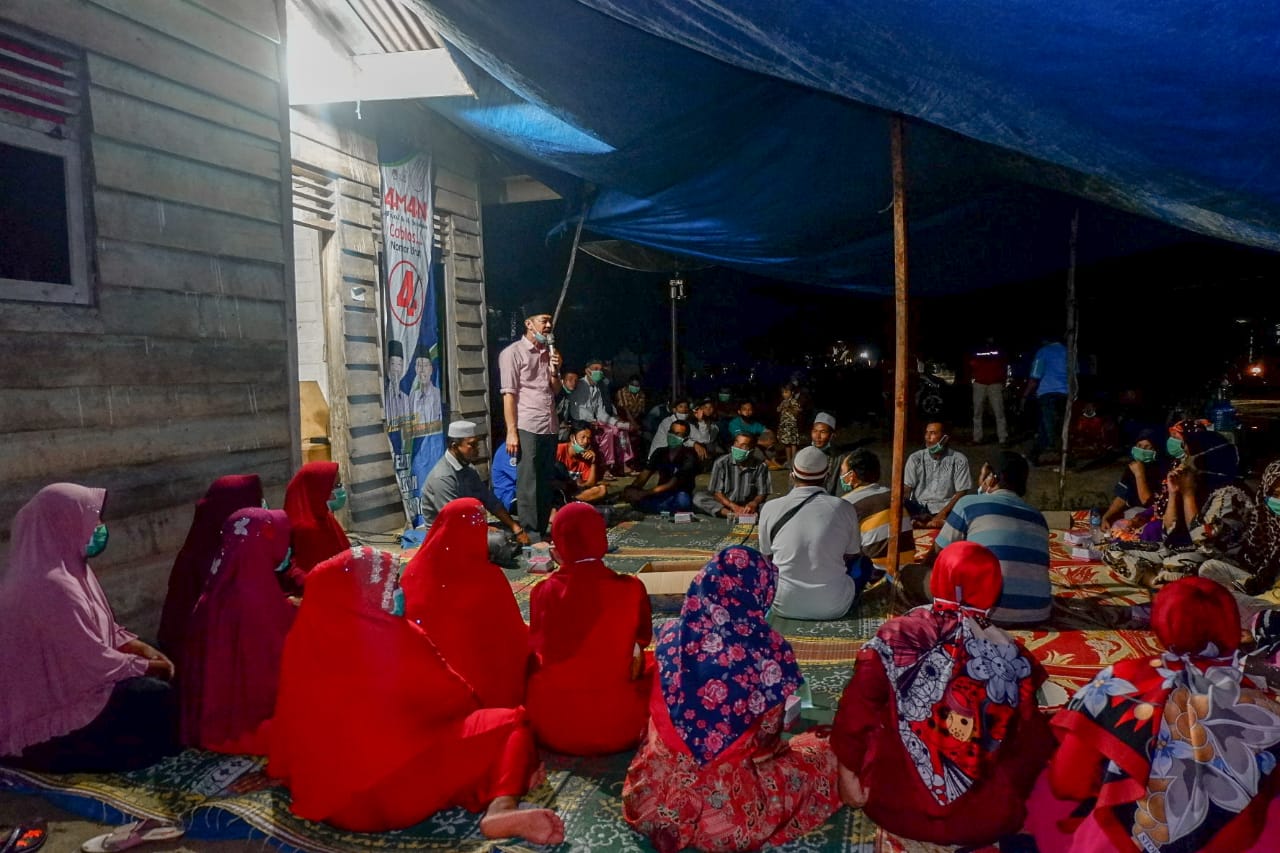 Sempat Hujan Lebat, Warga Manggala IV Tetap Antusias Hadiri Kampanye AMAN