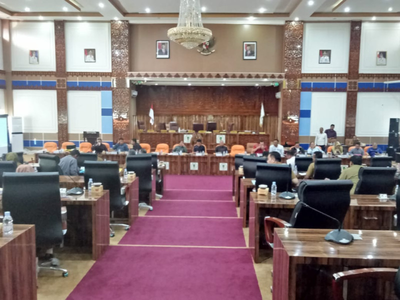 DPRD Rohil Gelar Rapat Kerja Lanjutan Bersama TAPD Terkait KUA dan PPAS tahun 2024