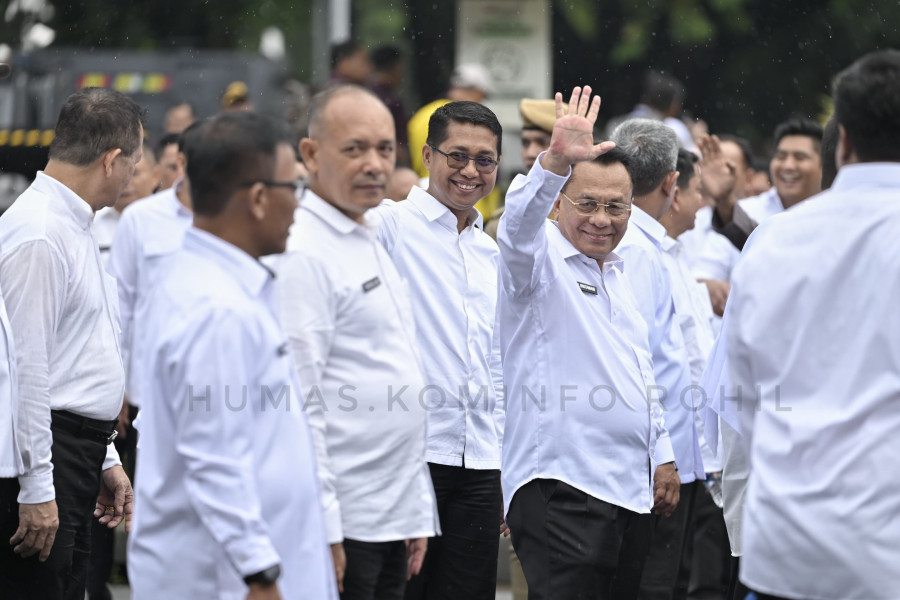Menjelang Pelantikan, Bupati Dan Wabup Rohil Terpilih Ikuti Gladi Bersih