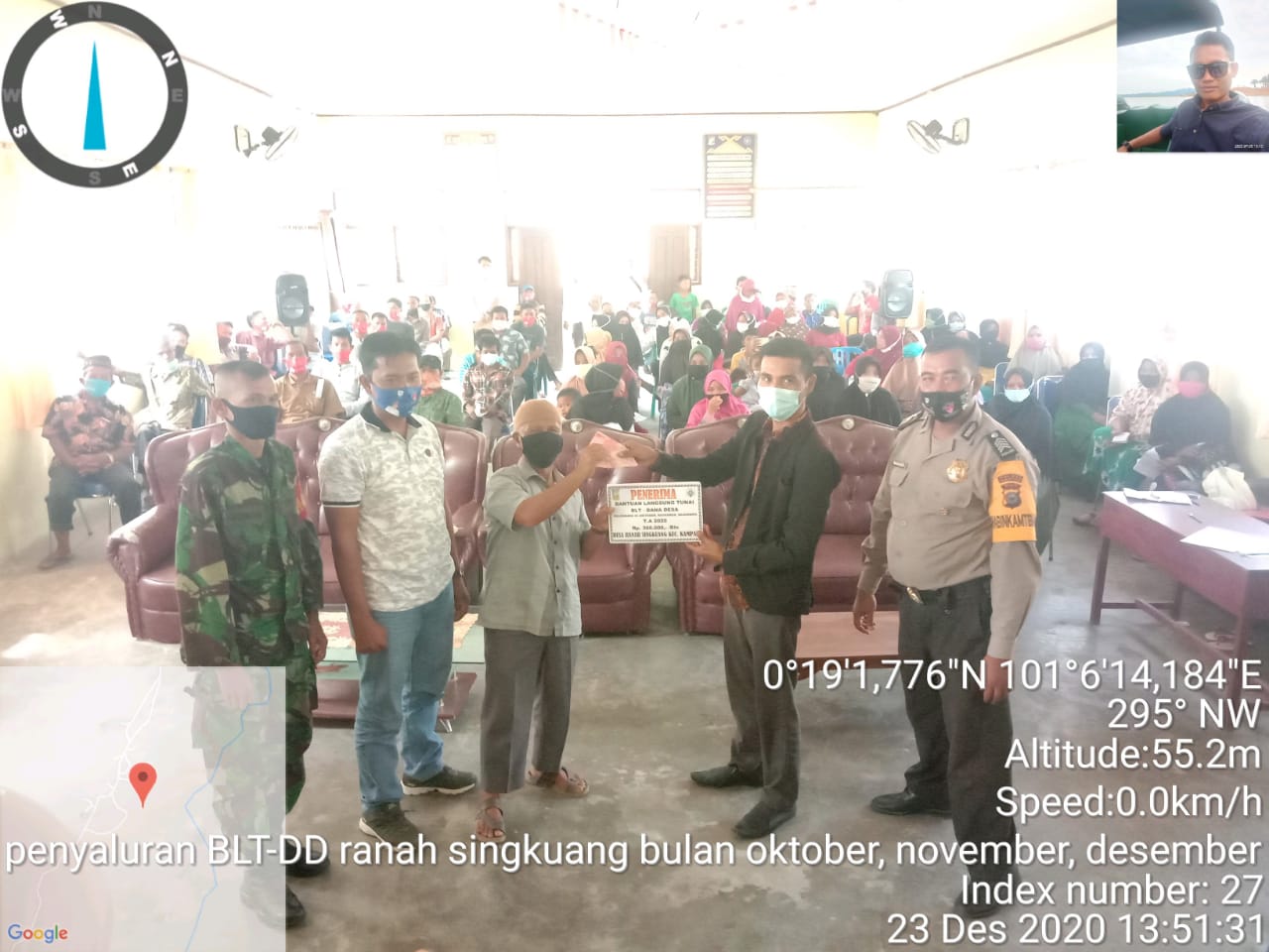 Desa Rahan Singkuang Salurkan BLT Tahap Tiga ke Masyarakat Miskin