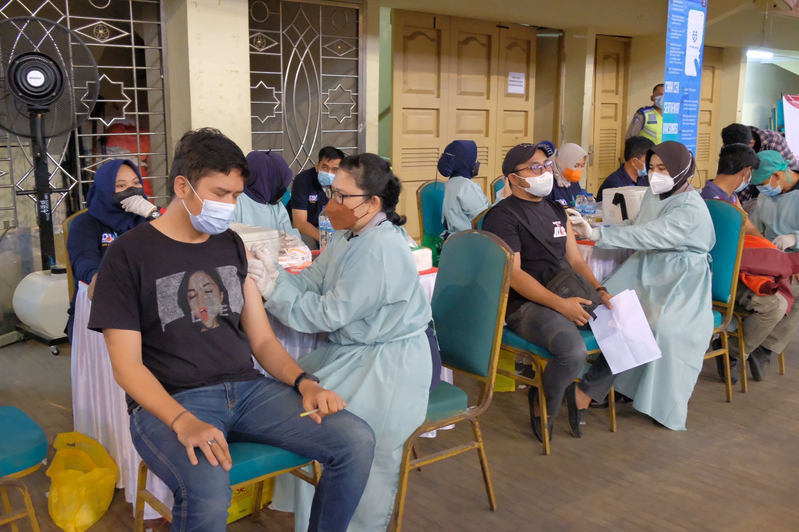 Polda Riau Gandeng Organisasi Kemahasiswaan, Gelar Vaksinasi Di Kampus UIN Suska