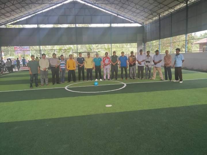 Kepenghuluan Sungai Kubu Gelar Tournamen Futsal Karang Taruna II