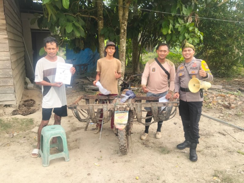 Polres Rohil Gerakkan seluruh Polsek secara Serentak Cegah Karhutla