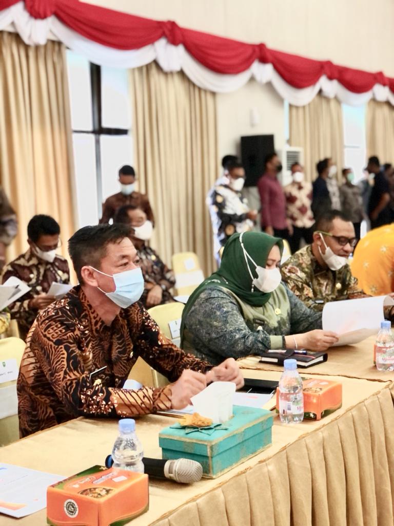 Bupati dan Wabup Rohil Hadiri Giat Sosialisasi Paham Pengisian Jabatan Instansi