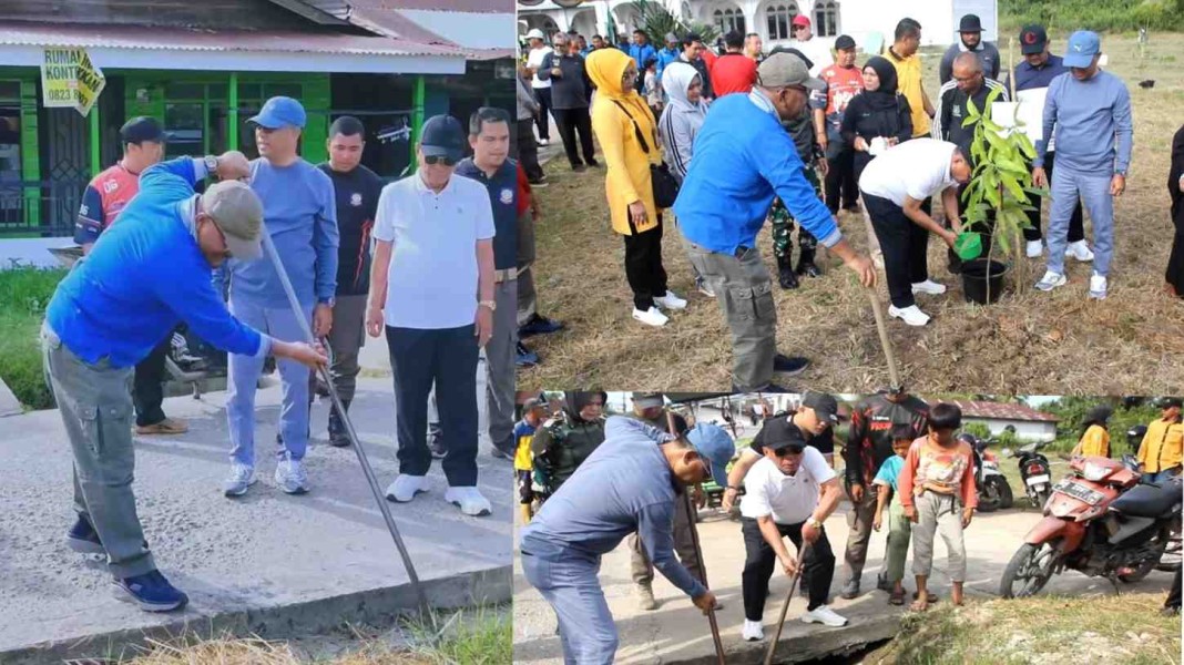 Didukung DLH Rohil, Bupati Bistamam Canangkan Goro Massal 3 Hari Berantas Sarang Nyamuk DBD