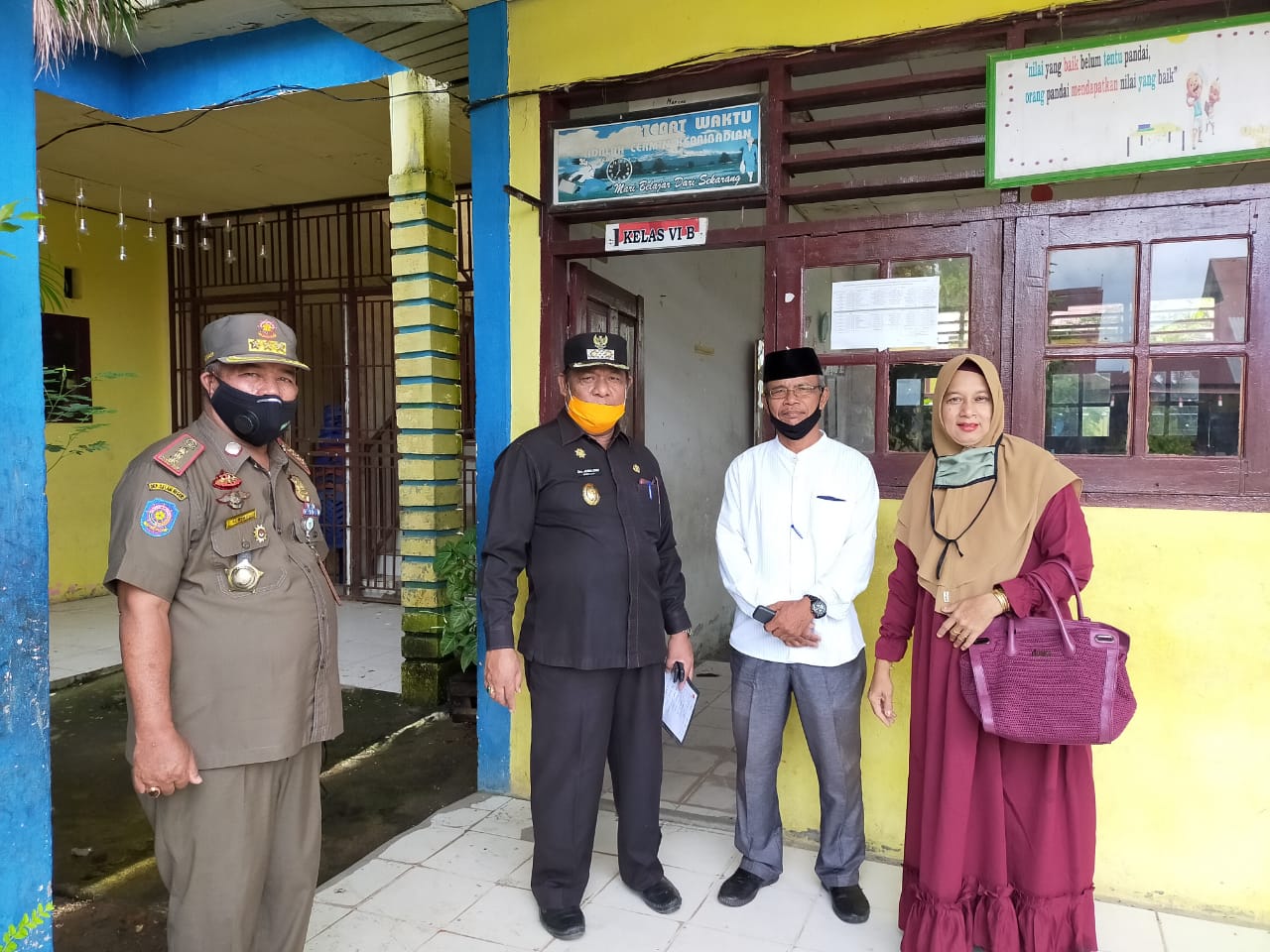 Wabup Jamiluddin Blusukan Tinjau Sejumlah Sekolah di Bagansiapiapi