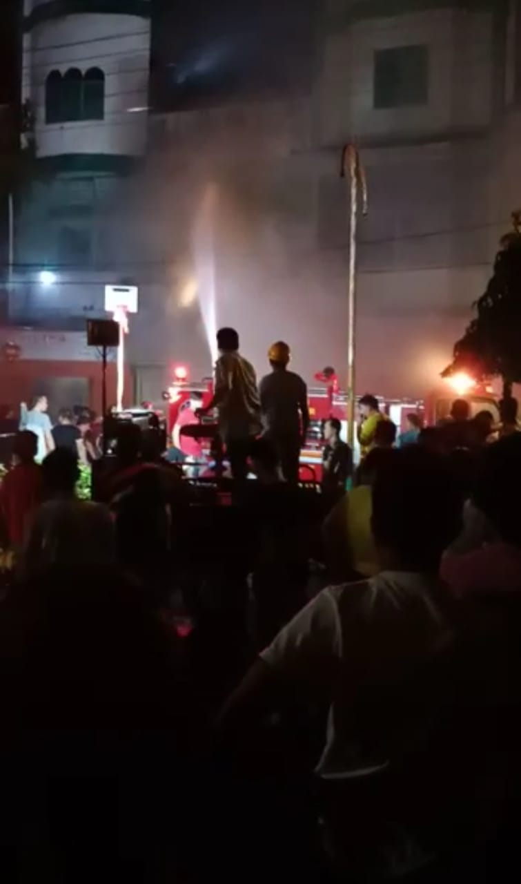 Kebakaran Ruko di Bagansiapiapi Kerugian Capai 600 juta