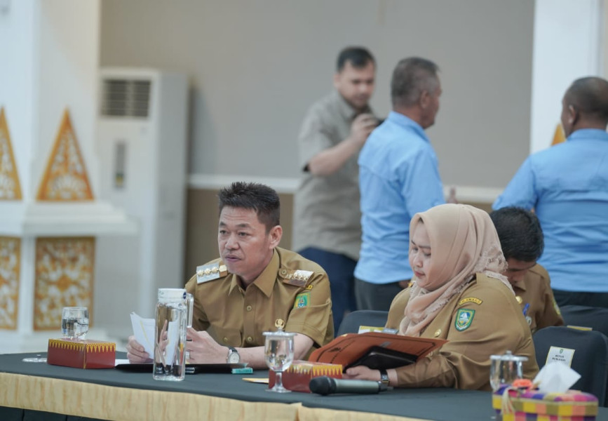 Bupati Rohil Mengikuti Rapat Koordinasi Participating Interest 10% Diwilayah Kerja Rokano