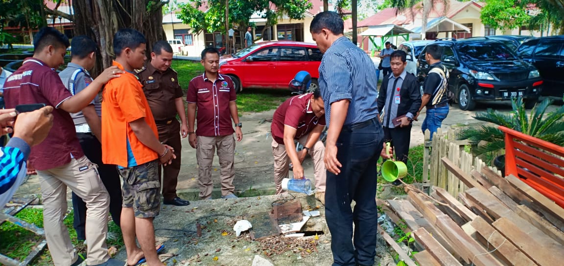 Tim Sat Narkoba Polres Rohil Musnahkan BB 23,45 gram Sabu - sabu