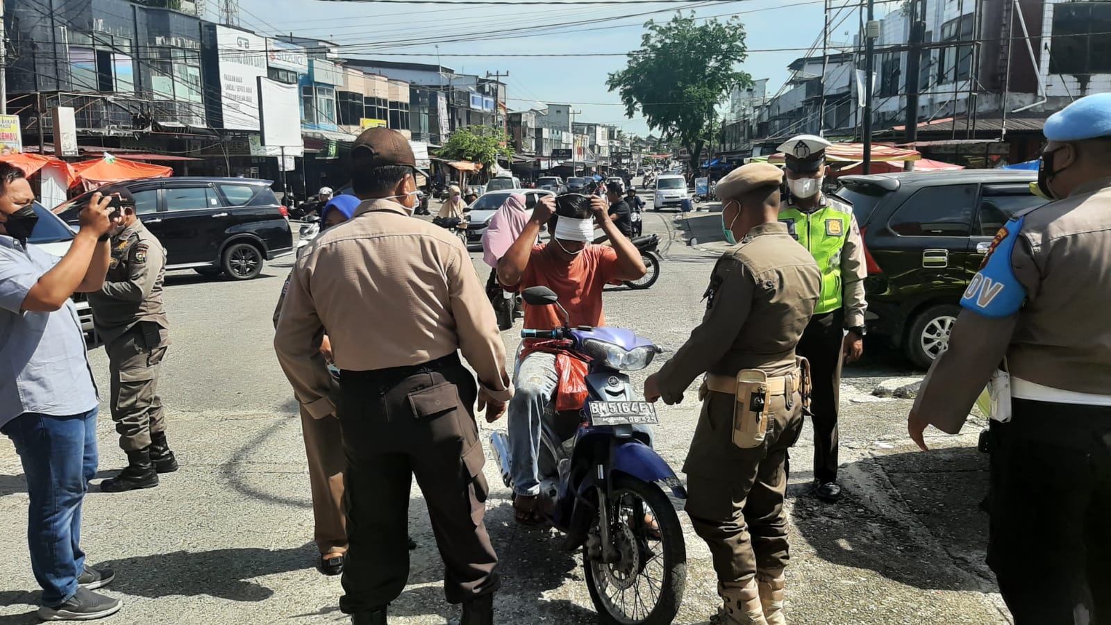 Masih Dalam Masa Pandemi, Polres Kampar Tindak 26 Warga Yang melanggar Protkes