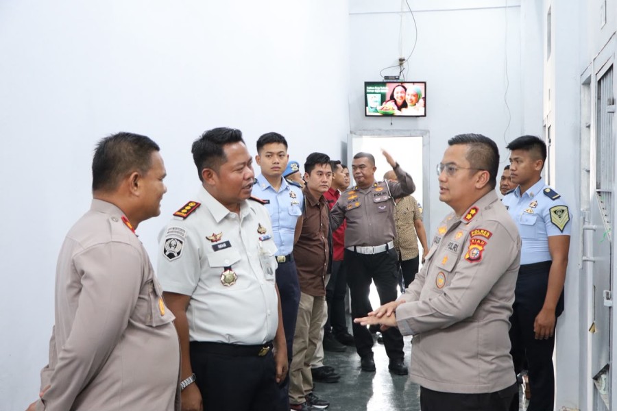 Kapolres Rohil kunjungan dan Silaturahmi ke Lapas Kelas IIA Bagan Siapiapi