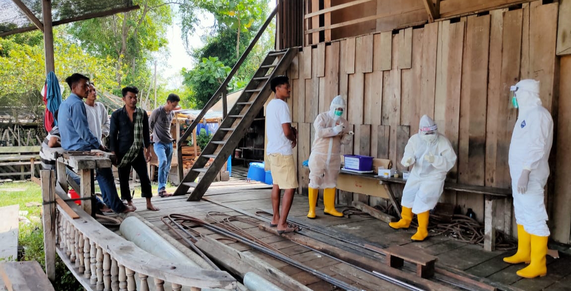 14 Pekerja di Bagansiapiapi Negatif Setelah di Test RDT