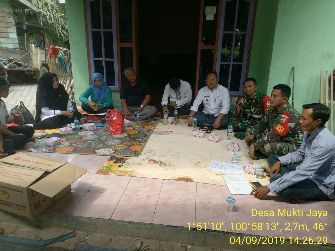 Babinsa Koramil 05/RM Hadiri Sosialisasi Pengendalian Hama Padi