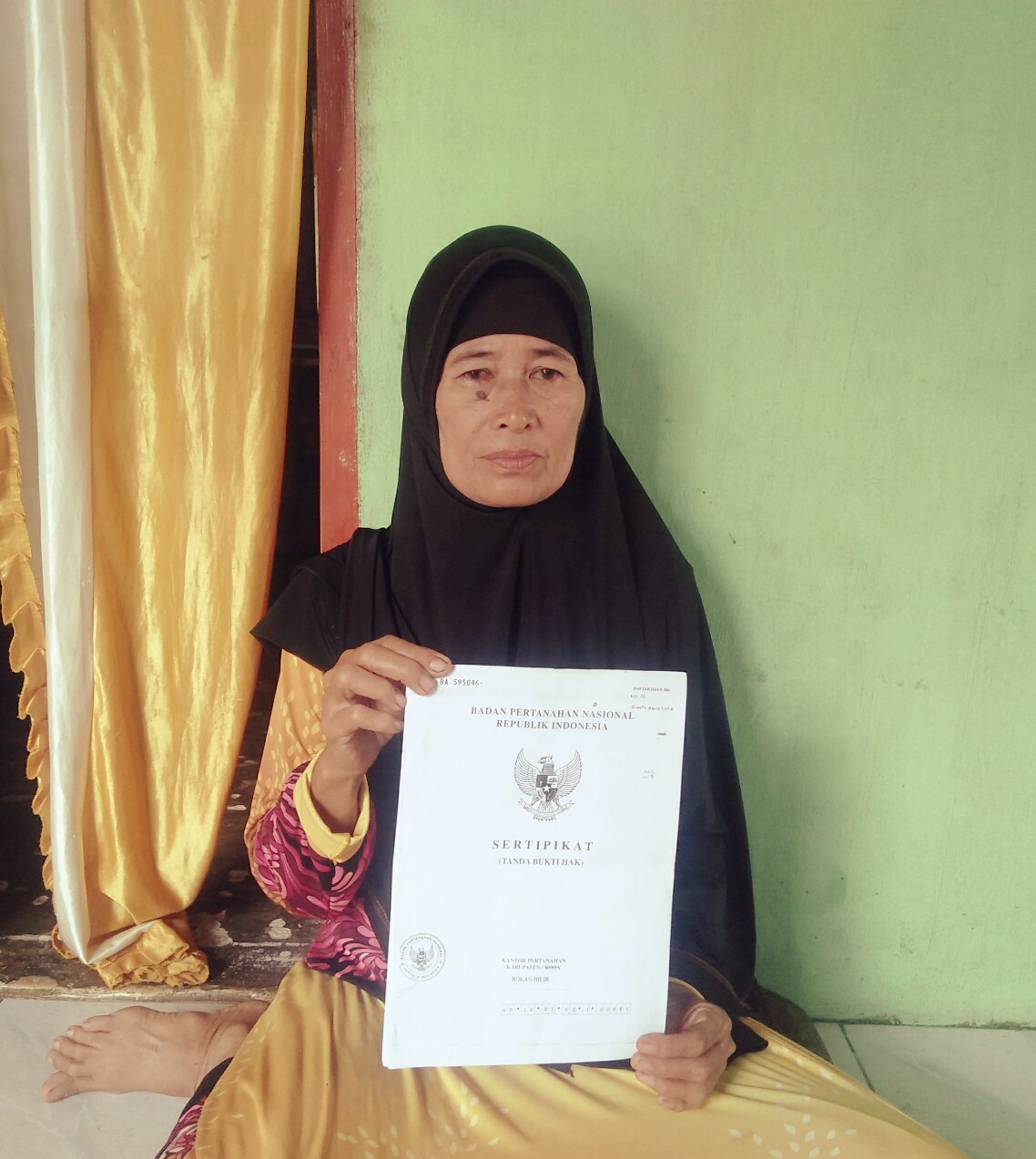 Disimpan Dilemari Rumah Sertifikat Tanah Milik Buk Dani Agustina Harahap Hilang