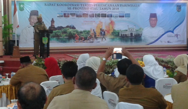 Plt Gubri Wan Thamrin Hasyim Buka Rakor Perencanaan Pariwisata Se-Riau Di Rohil