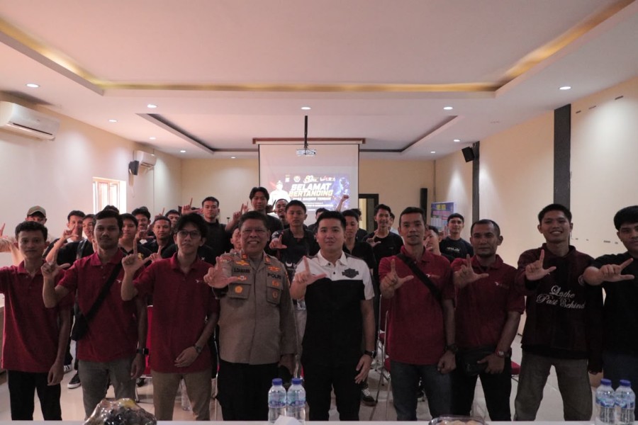 Polres Rohil Sukses Gelar Turnamen E-SPORT Kapolres CUP Dalam Rangka HUT Bhayangkara KE-80