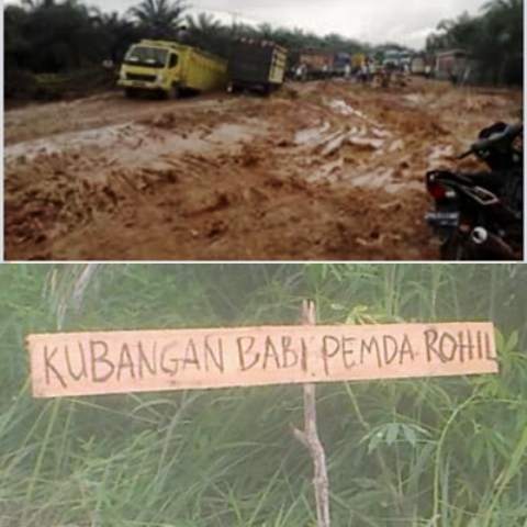 Plt Sekda Rohil Berang Media Kritik Kerusakan Jalan