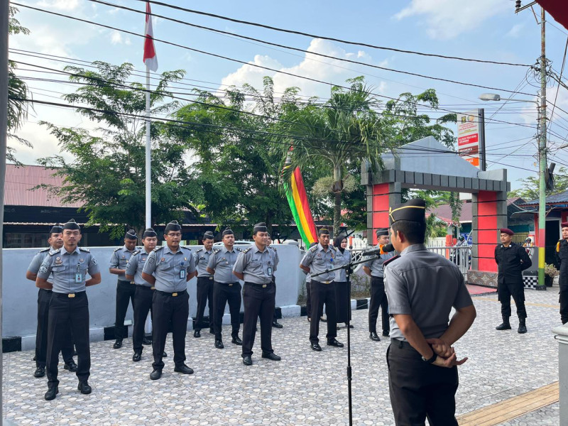 PIMPIN APEL PAGI, KALAPAS BENGKALIS INGATKAN KOMITMEN DAN KONSISTEN UNTUK RAIH WBK