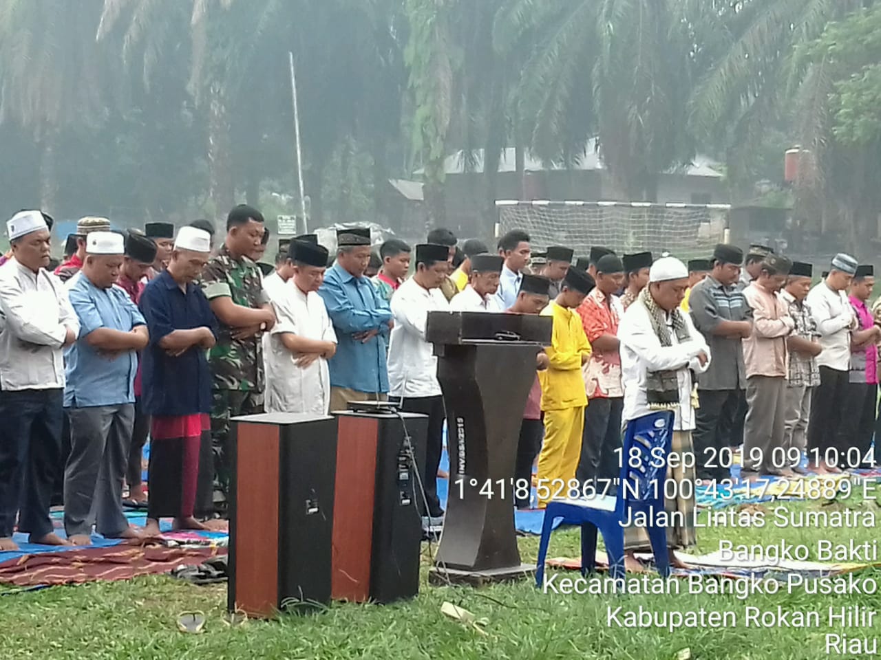 Batituud Koramil 05/RM Bersama Masyarakat Laksanakan Sholat Istisqa