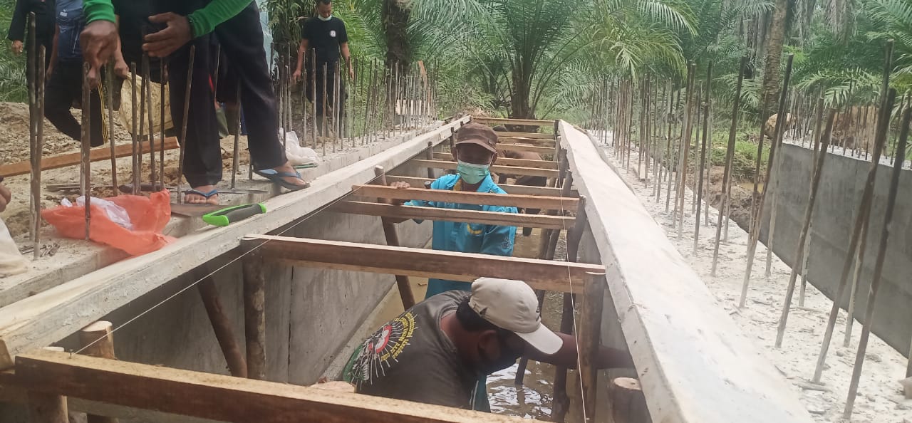 Pembangunan Box Culvert Bagan Sinembah Jaya Capai 70 Persen