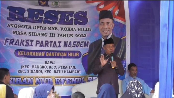 Gelar Reses, Wakil Ketua DPRD Basiran Prioritaskan Pembangunan Air Bersih di Bantaian Hilir