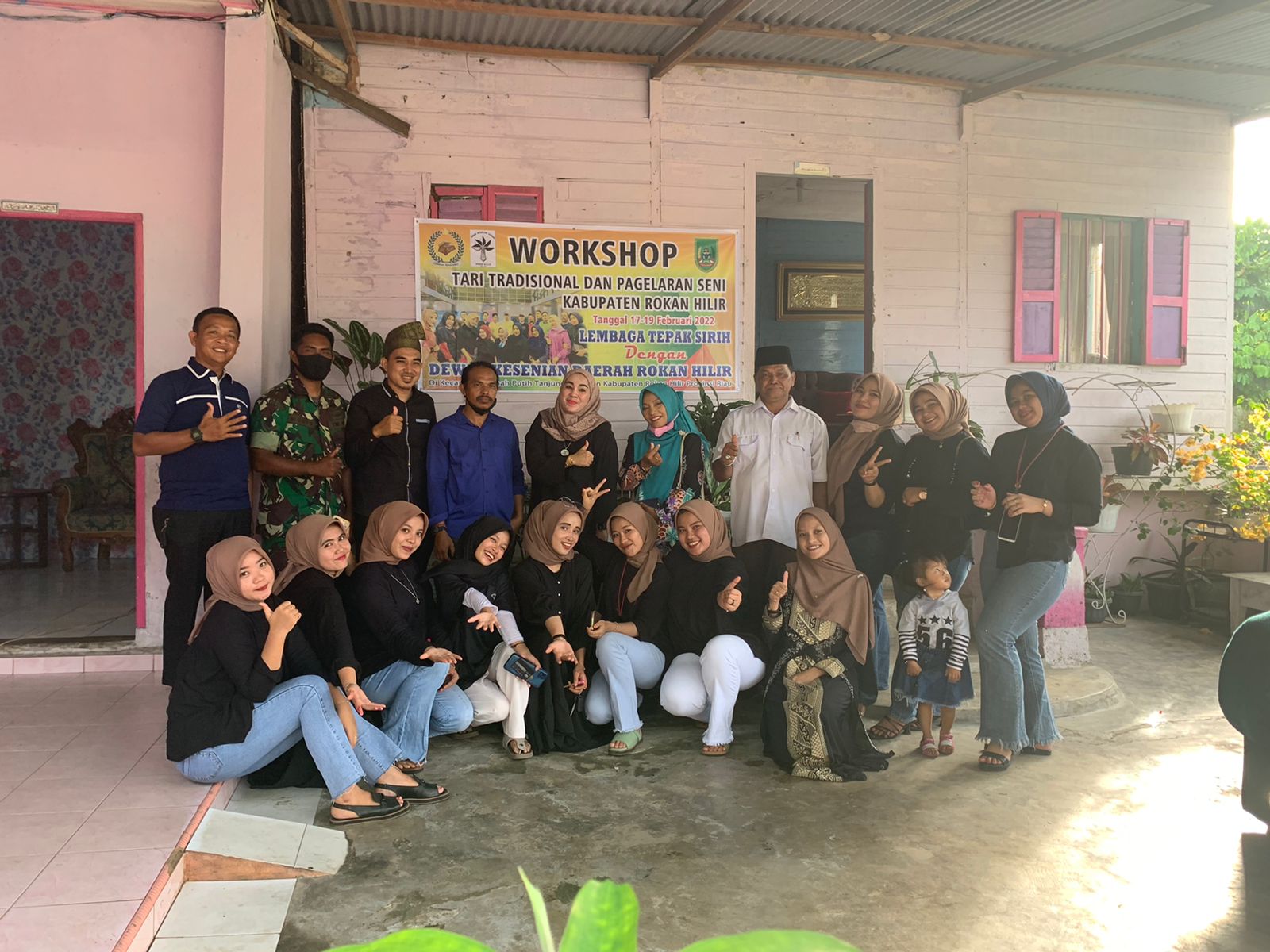 Lembaga Tepak Sirih Gandeng DKD Rohil Gelar Workshop Tari Tradisionl