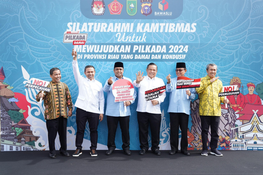 Jalin Silaturahmi, Kapolda Riau Ajak Paslon Ciptakan Pilkada yang Dami dan Meriah