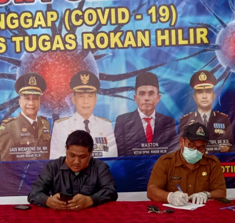 Rohil Terima Bantuan Dari Provinsi Riau 500 Rapid Test